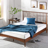 Linda Wood Platform Bed with Headboard - Queen Size | Linda lit plateforme en bois avec tête de lit - Grand