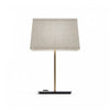 24\" Gold Classic Square Table Lamp with Textured Shade