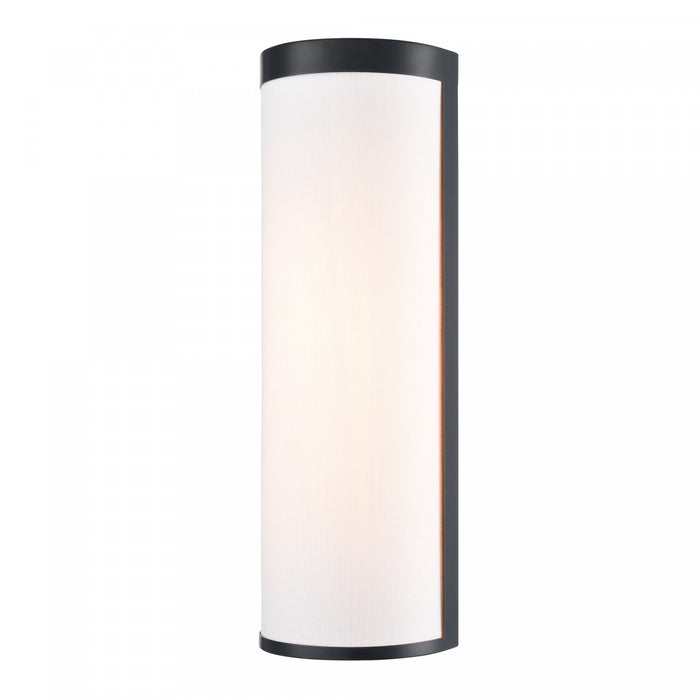 High Street 2 Light Wall Sconce, Black