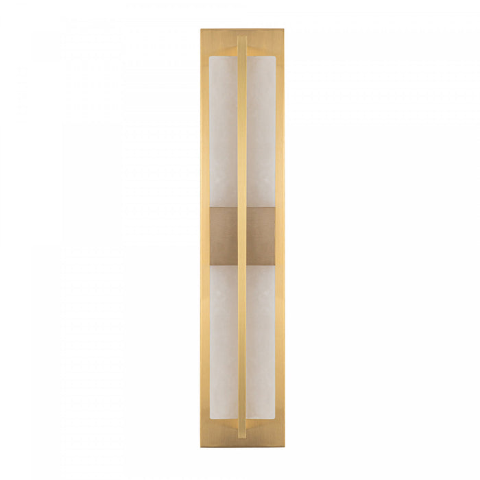 Briana Integrated Led Wall Sconce, Brushed Brass
