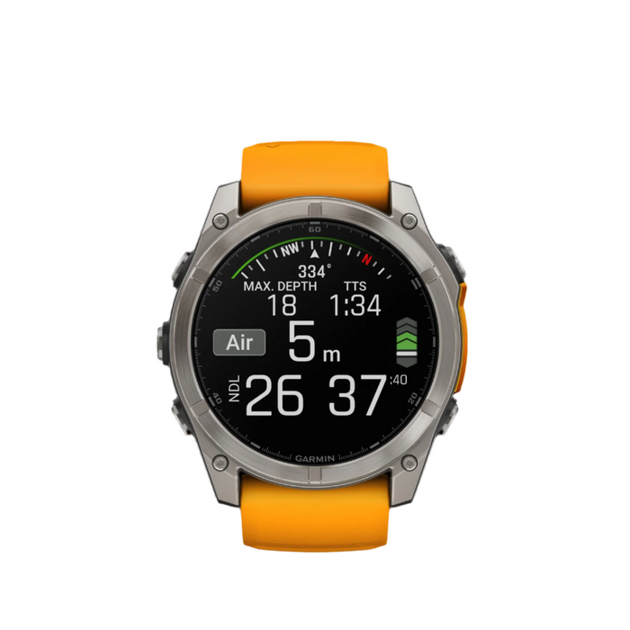 Garmin Fēnix 8 Amoled Sapphire Smartwatch 51mm - Gps, Compass, Gyroscope And Barometric Altimeter 