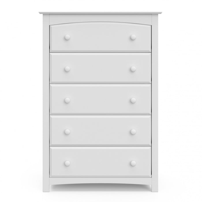 Storkcraft Kenton 5 Drawer Dresser - White