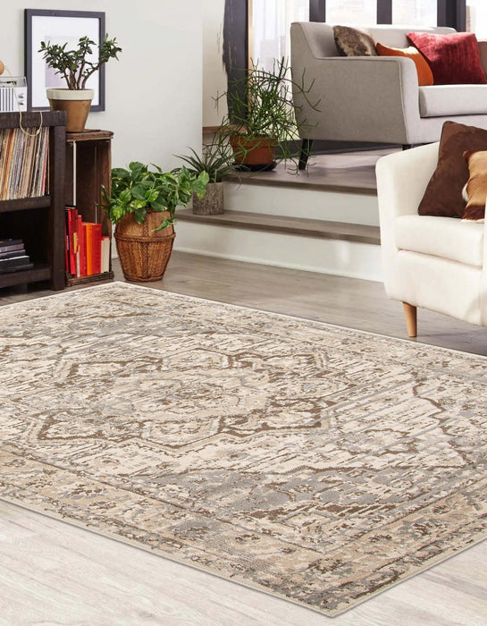 Priya Beige Area Rug - 8'0\" x 10'0\"