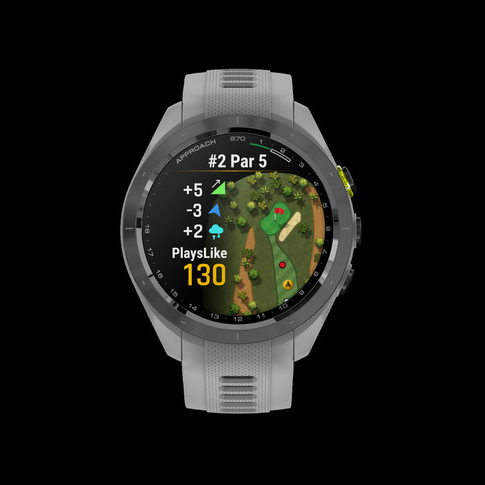 Garmin Approach S70 42mm - Black Ceramic, Amoled Golf Watch, 43k Courses, Virtual Caddie, Gps