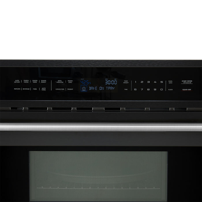 Forno Oliena Espresso Black 30-Inch Built-In Microwave, 1.6 cu.ft - FMWDR3093-30BLK