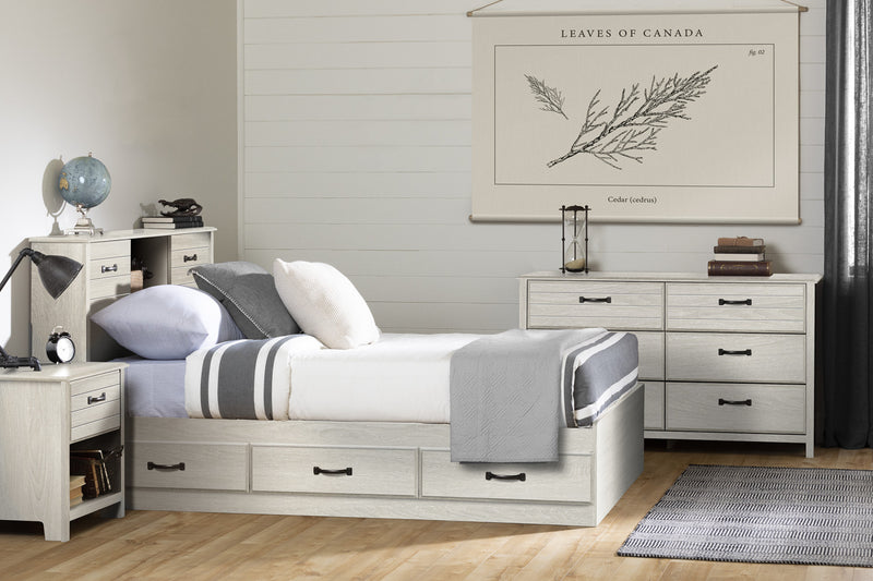 Ulysses 6-Drawer Dresser - Winter Oak