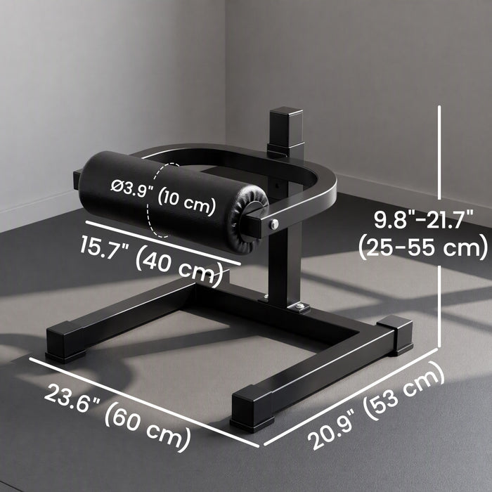 Soozier Bulgarian Split Squat Stand, 7-Level Adjustable, Non-Slip Foot Pads
