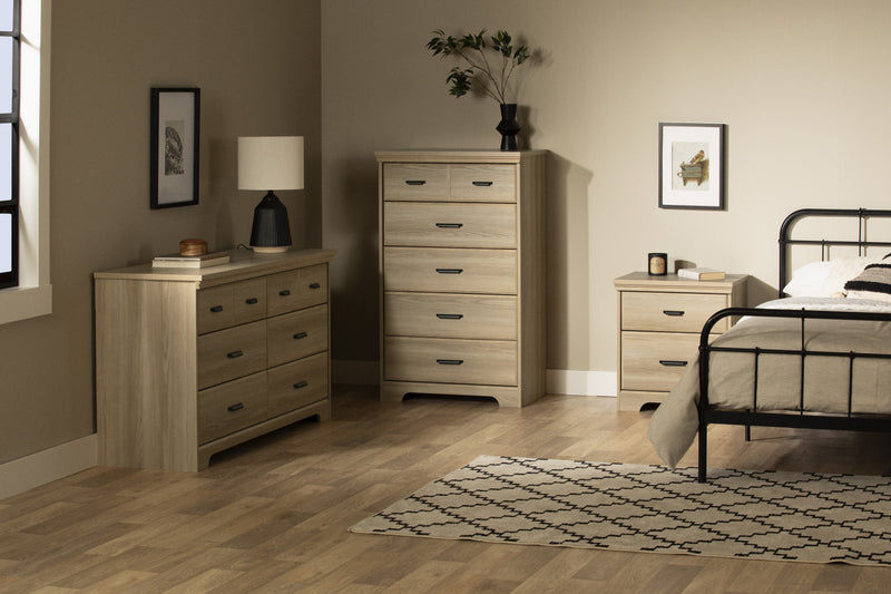 Versa 5-Drawer Chest - Natural Ash