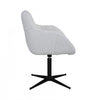Trevin Light Grey Upholstered Swivel Dining Chair (Set of 2) | Chaise de salle a manger pivotante Trevin rembourree gris pale (ens. de 2)
