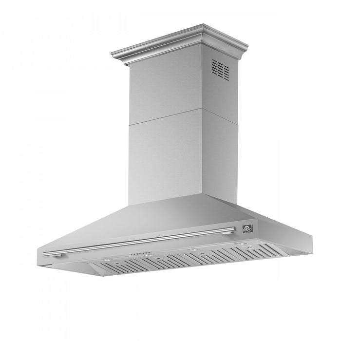 Forno Aria 60 Inch Wall-Mounted Stainless Steel Range Hood- FRHWM5095-60