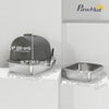 PawHut Stainless Steel Litter Box with Lid, Enclosed Cat Litter Box with Scoop, Deodorizer Bag, Handle, Odour Control, Non-Sticky and Easy to Clean, Dark Grey