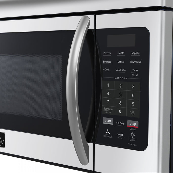 Forno Scalo 30-Inch Over the Range Microwave, Stainless Steel, 1.6 cu.ft - FOTR3007-30