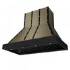 Forno Ambassador 48" Range Hood, Black, 304 CFM, 3 speeds, Remote Control - FRHWM5099-48CPBLK | Hotte de cuisine Ambassador 48 po, noir, 304 PCM, 3 vitesses, telecommande - FRHWM5099-48CPBLK