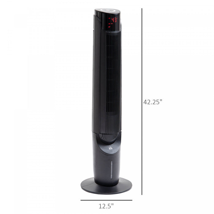 Homcom 42.25\" Tower Fan With 4 Modes And 3 Speed