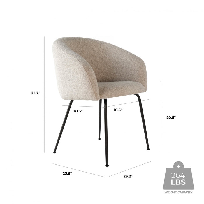 Avenue Accent Dining Chair - Oatmeal