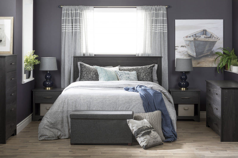 Fusion 5-drawer Chest - Gray Oak 