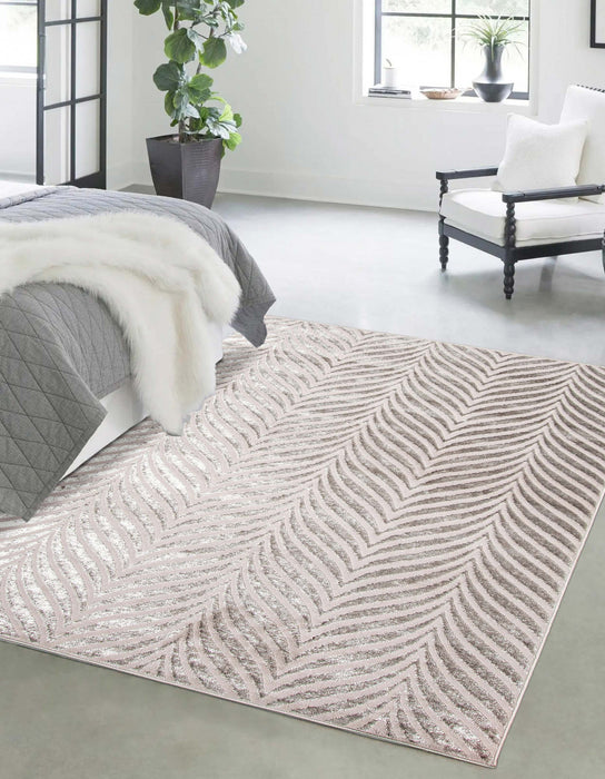 Roman Grey Area Rug - 5'0\" x 8'0\"