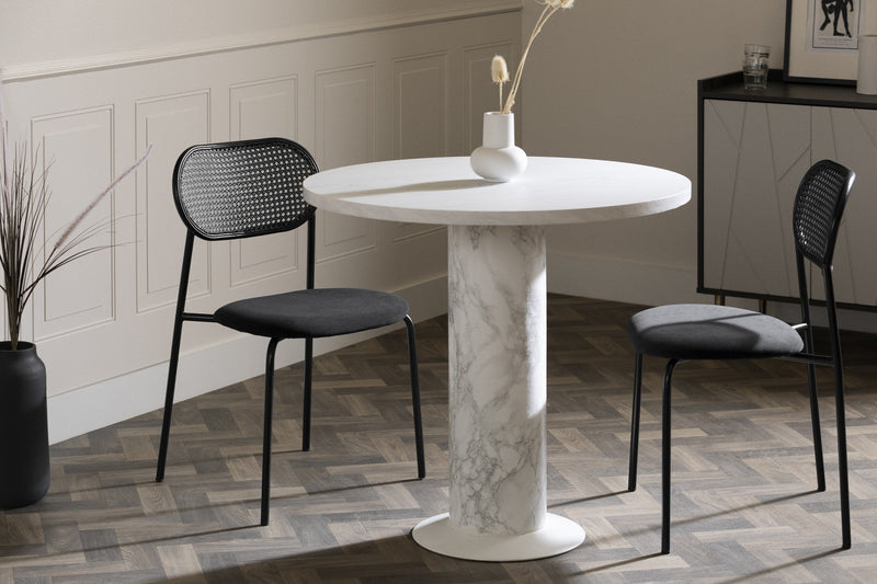 Hype Black Rattan Dining Chair - Set of 2 Black
