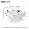 Ethan Coffee Table with Lift-Top and LED Lights,White | Ethan table basse relevable avec eclairage LED, blanc
