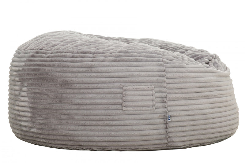 Sealy Kade Corduroy High Density Foam Bean Bag Chair - Grey