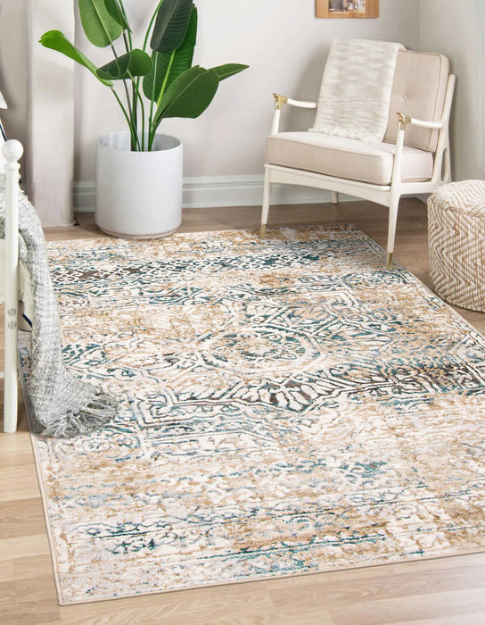 Zoe Ivory Area Rug - 5'0\" x 8'0\"