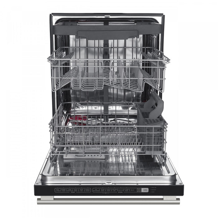 Forno Pozzo 24 in. Built-In Tall Tub Top Control Black Dishwasher, 49 dBA - FDWBI8067-24BLK
