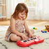 Costway 25-Key Kids Piano Keyboard Elephant Shape Toy Digital Piano with Built-in Music & Light Red