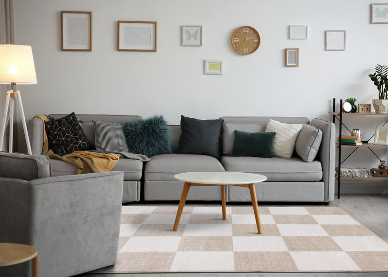 Covington Modern Checkered Indoor Area Rug - 7'10\" x 10'6\"