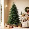 HOMCOM 6ft Artificial Christmas Tree with Foldable Metal Base, Green