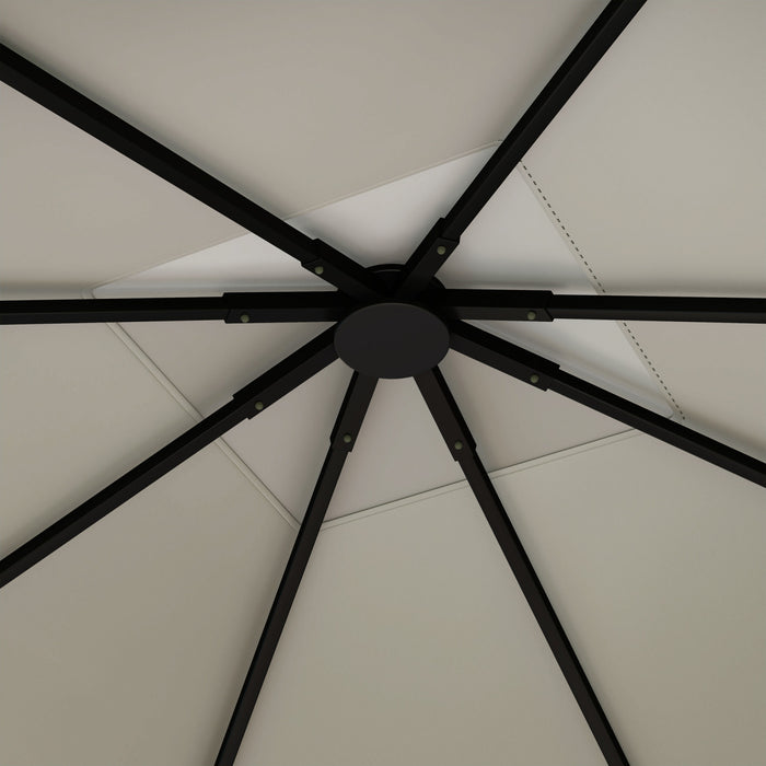 10' x 10' Gazebo Replacement Cover, Gazebo Roof Replacement, Grey