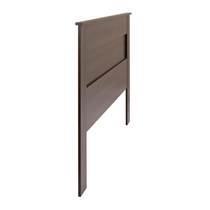 King Flat Panel Headboard - Espresso