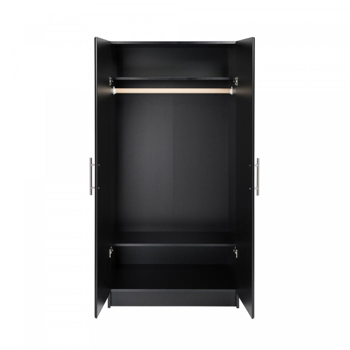 Elite 32\" Wardrobe Cabinet - Black