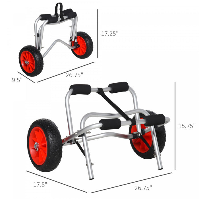 Soozier Kayak Cart Boat Canoe Carrier