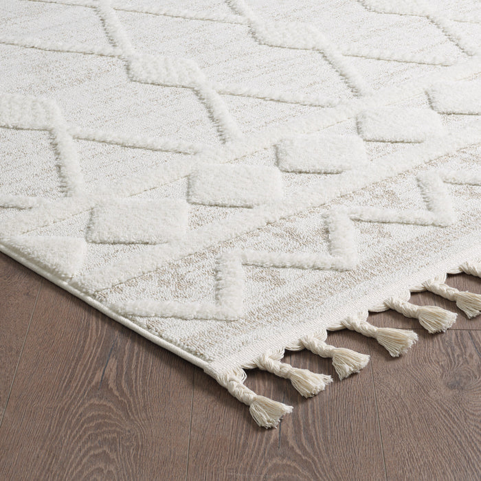 Quinto Rhombus Shag Area Rug - 2'7\" x 8'
