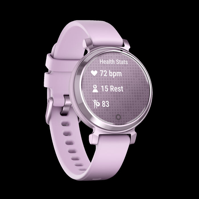 Garmin Lily™ 2 Smartwatch - Health Tracking With Stylish Patterned Lens, Touchscreen - Lilac