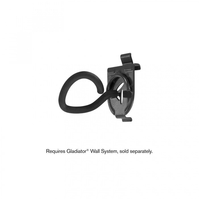 Gladiator Fishing Rod Hook Garage Storage - Granite