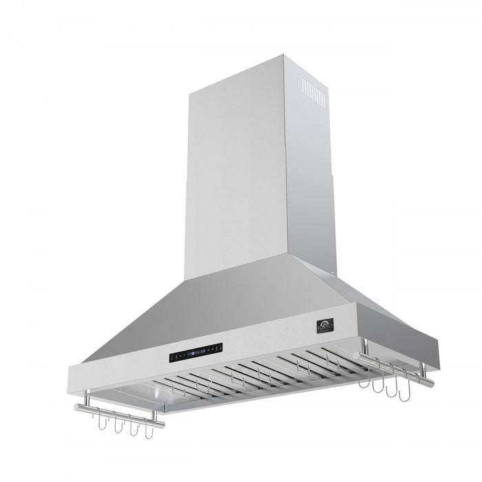 Forno Venezia 48 Inch Wall-Mounted Range Hood, Stainless Steel-FRHWM5503-48