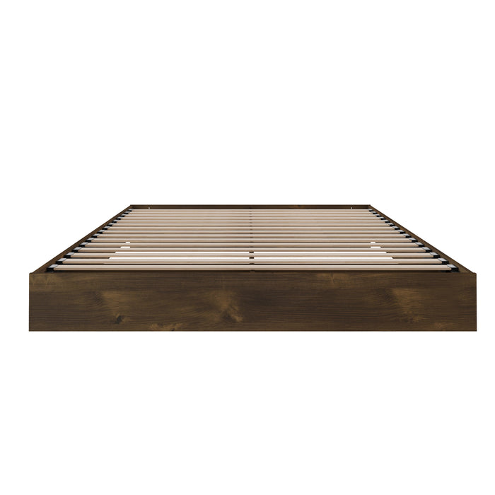 Nordika Full Platform Bed - Truffle