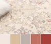 Rococo Ivory Area Rug - 5'0" X 8'0"  | Carpette Rococo ivoire - 5 pi 0 po x 8 pi 0 po