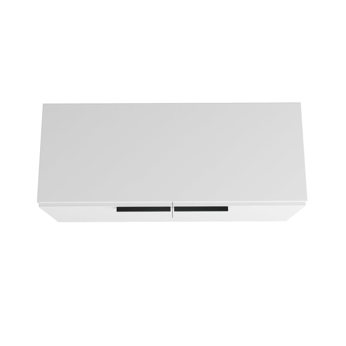 Manhattan Comfort Beekman 2-Shelf Accent Cabinet - White