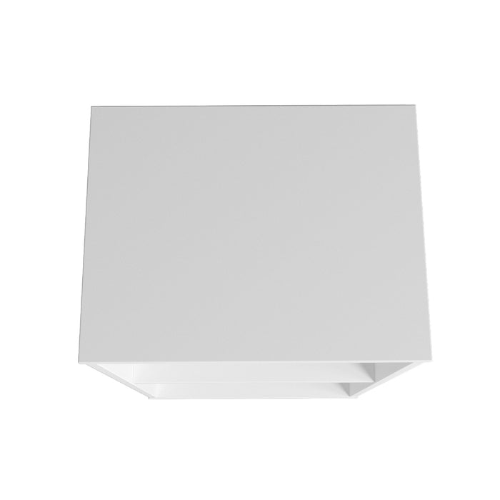 Manhattan Comfort Essex Nightstand with 2 Shelves - White & Zebra