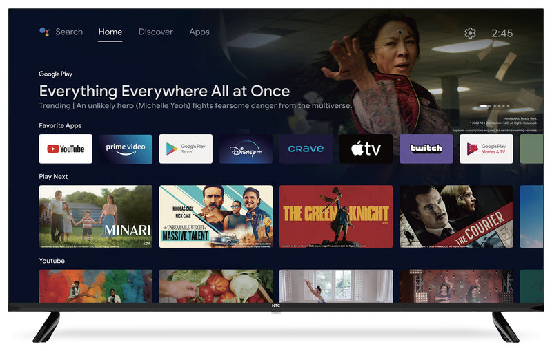 NTC 40\" 1080p HD Smart Android TV