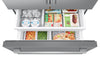 Samsung Bespoke AI 35.88” 29 Cu. Ft. French Door Refrigerator – Fingerprint Resistant Stainless Steel  - RF70H30GERAA | Réfrigérateur Bespoke de Samsung de 29 pi3 et de 35,88 po à portes françaises avec IA - noir - RF70H30GERAA