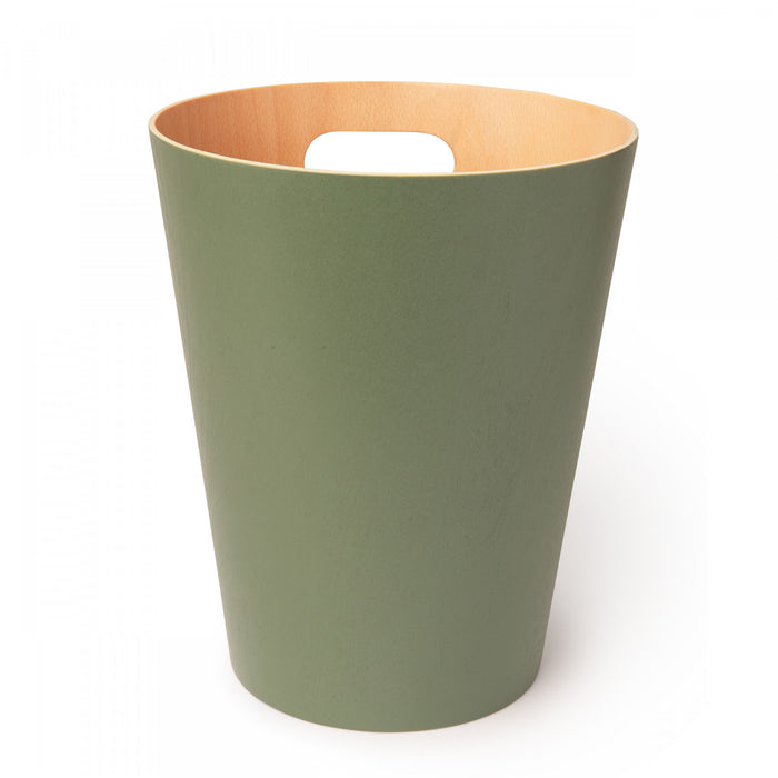 Umbra Woodrow Garbage Bin Trash Can - Spruce