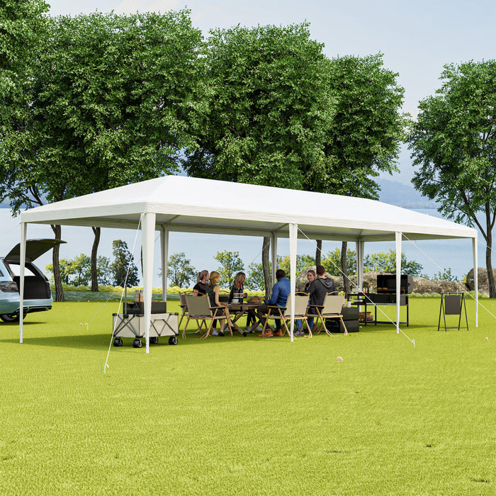 Costway 10'x30' Heavy Duty Gazebo Canopy Outdoor Party Wedding Tent