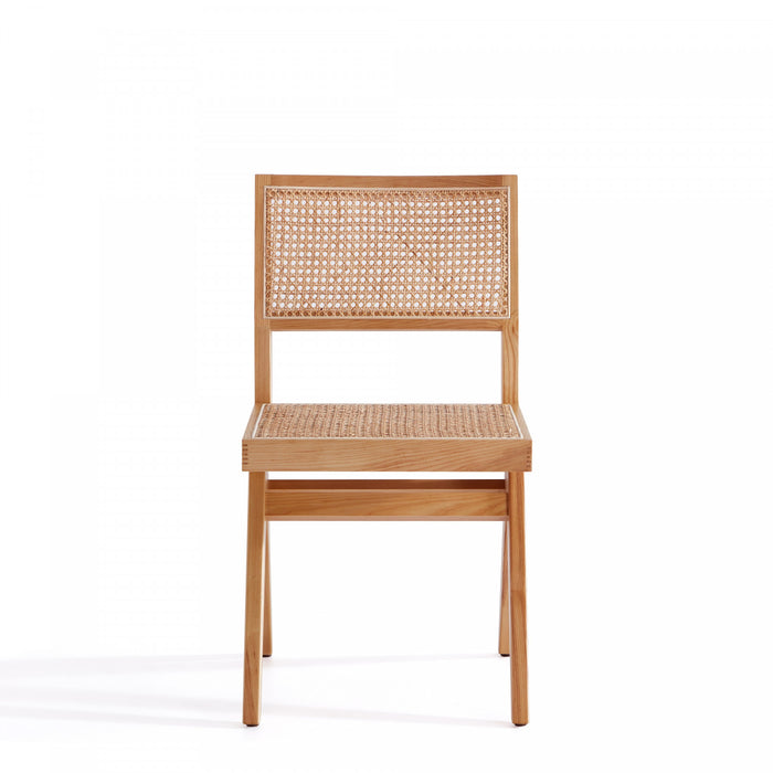 Hamlet Industry Chic Wood Dining Chair in Natural - Set of 4