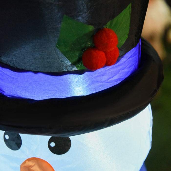 Homcom 4ft Snowman Inflatable Christmas Decoration