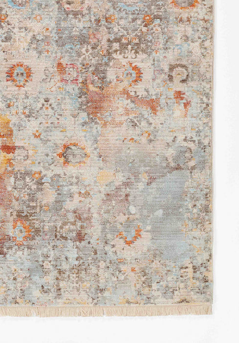 Camellia Traditional 2'6\" x Runner Rug in Multi Indoor Area Rug