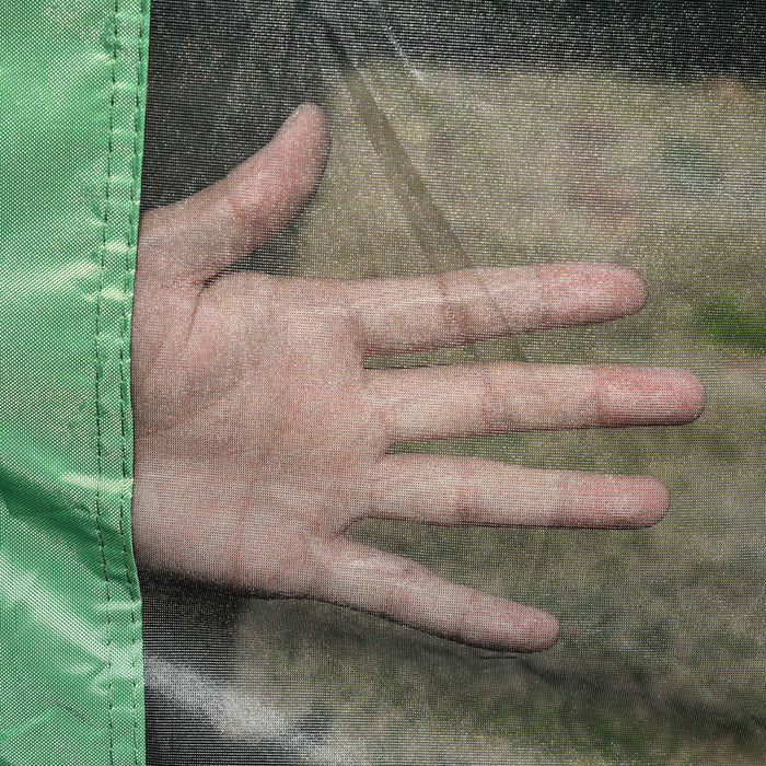 Outsunny Pop-up Screen House Gazebo Camping Outdoor Instant Setup Tent Fits 3-4 People 210d Material W/ Carry Bag & Ground Stakes, Green