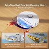 Roborock Qrevo Curv 2 Flow Robot Vacuum & Mop, SpiraFlow Self-Cleaning Roller, 20,000 Pa, Zero-Tangle Vacuum Large|Roborock Qrevo Curv 2 Flow Aspirateur robot et vadrouille, rouleau autonettoyant SpiraFlow, 20 000 Pa, Zero-Tangle